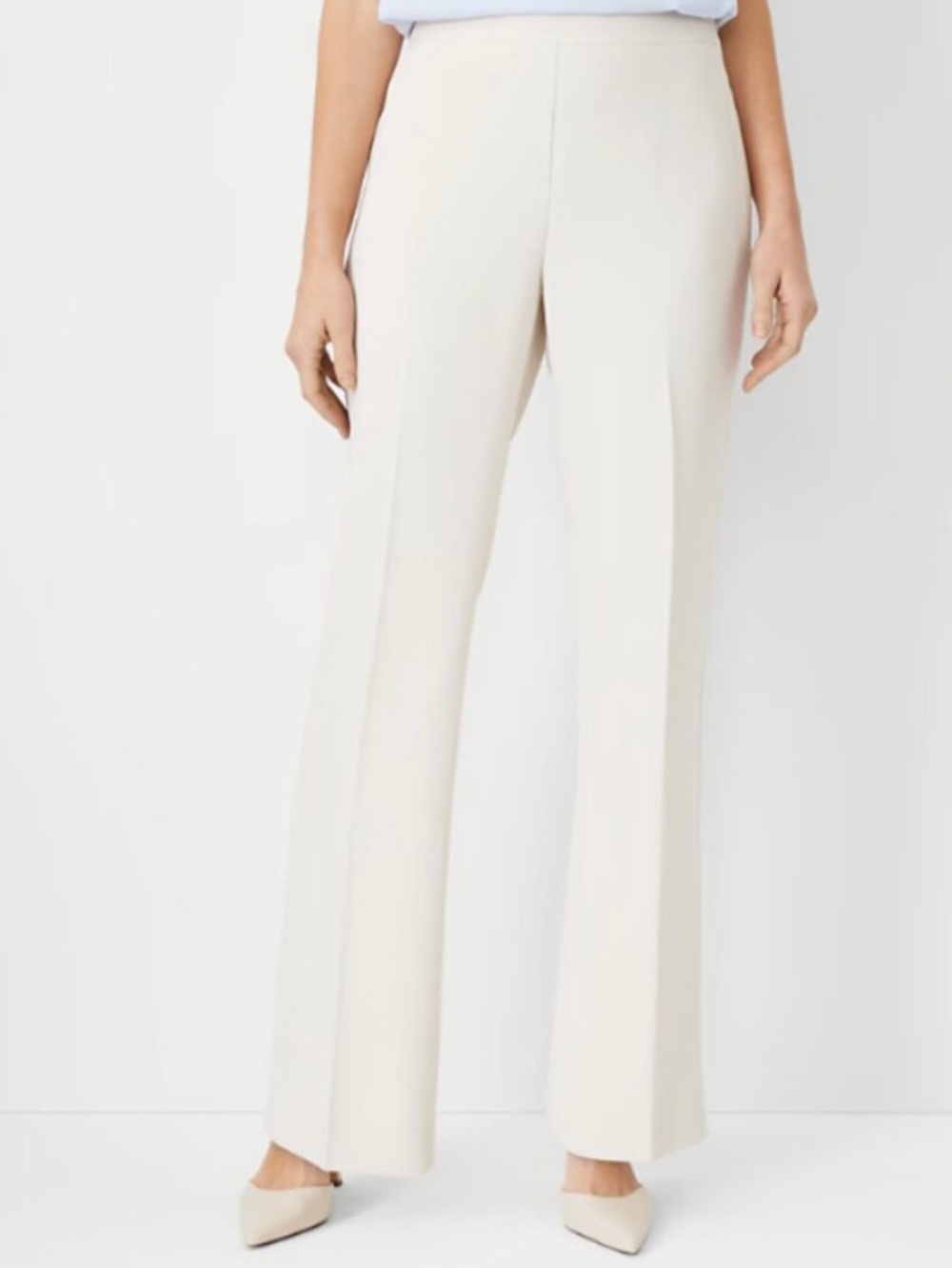 Taylor Brooke Winter White Trousers NWT